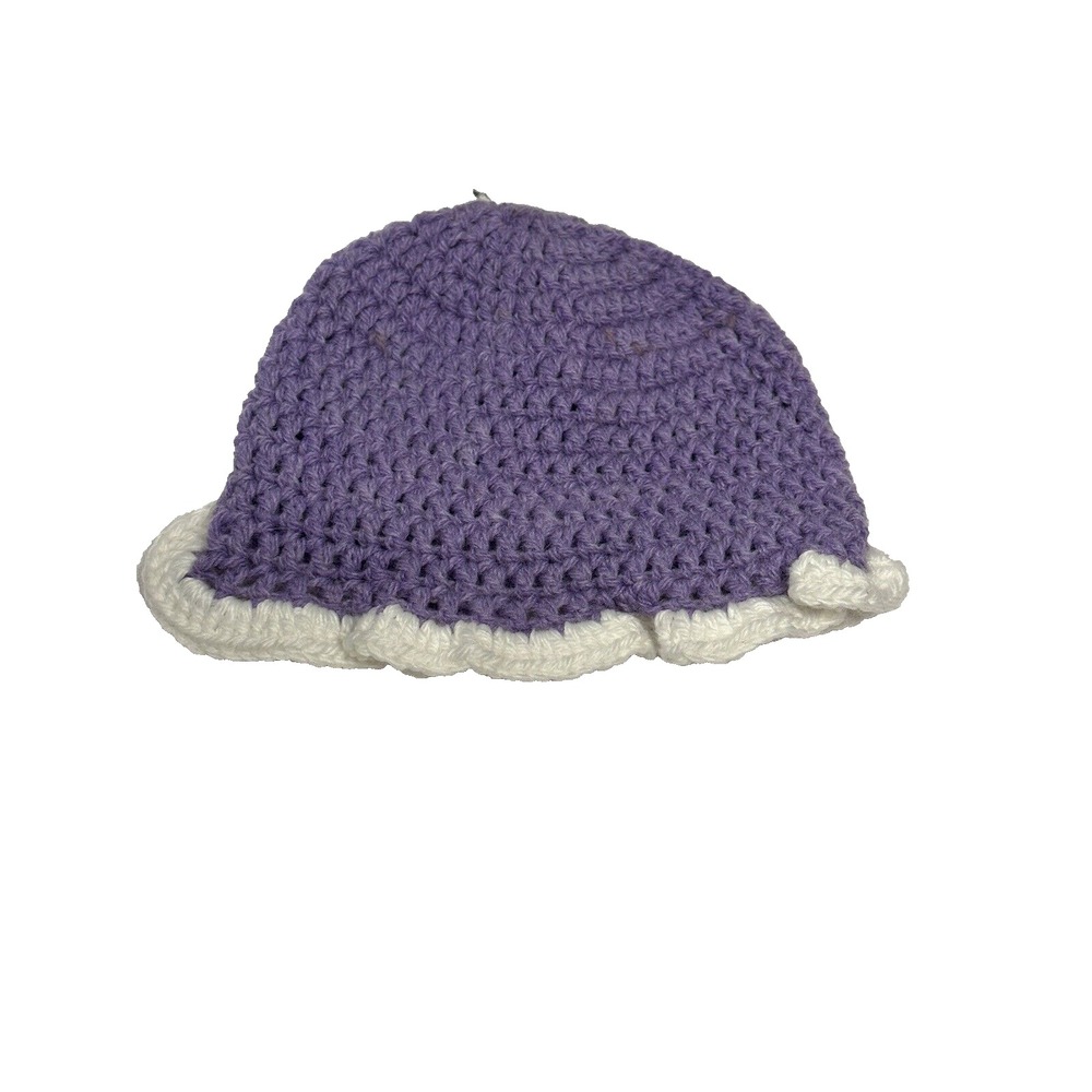 NEW‎ handmade crocheted newborn baby hat yarn